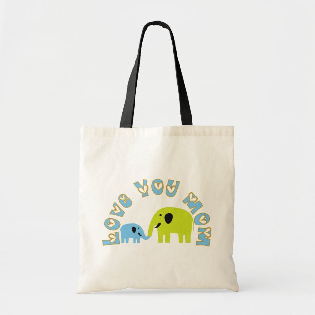 Kärlek You Mamma Tote bags Tygkasse (Framsidan)