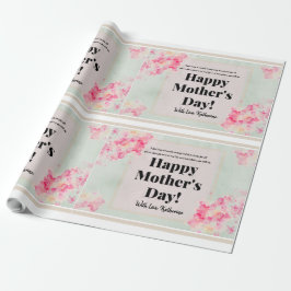 Kärlek You Mamma Typografi Modern Lycklig Mors dag Presentpapper