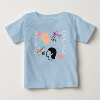 "kärlek you more" Baby T-Shirt