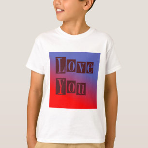 Kärlek You Mörk T Shirt