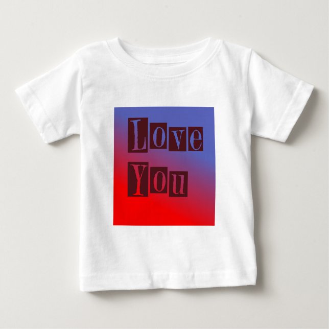 Kärlek You Mörk T Shirt (Framsida)