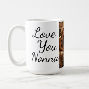 Kärlek You Nonna/Nanna Anpassningsbar Photo Kaffemugg