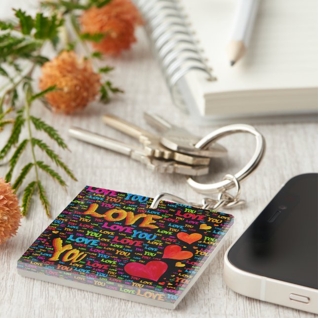 Kärlek You Nyckelring (Högra Framsidan)