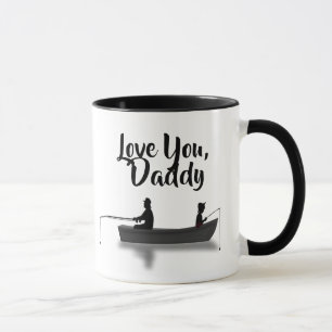 Kärlek You Pappa Fishing Mugg