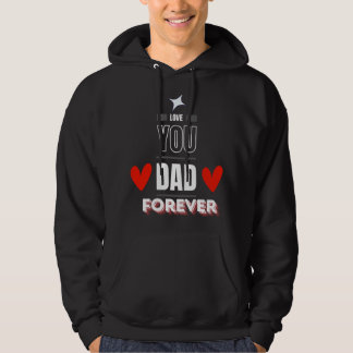 Kärlek You Pappa Forever Hoodie - Far-dagen