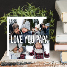 Kärlek You Pappa Photo Collage Fars dag