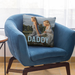 Kärlek You pappa Photo Kudde