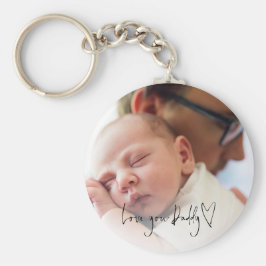 Kärlek You Pappa Script Fars dag Anpassningsbar Ph Nyckelring