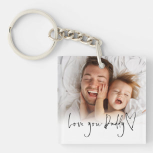 Kärlek You Pappa Script Namn Photo Overlay