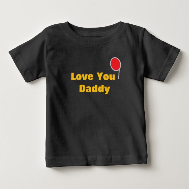 Kärlek You pappa T-Shirt (Framsida)