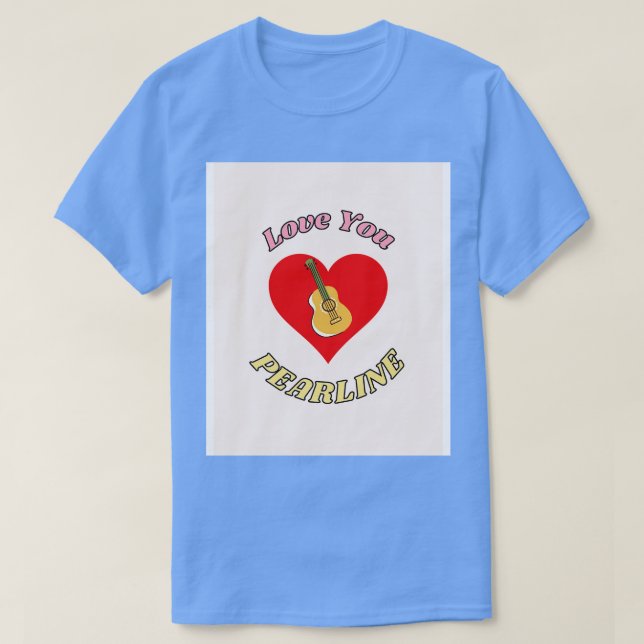 Kärlek You Pearline T Shirt (Design framsida)