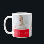 Kärlek You Photo Collage Kaffemugg<br><div class="desc">Det finns inget som en personlig från hjärtat. Skicka din kära ett slags foto mugg med ett anpassningsbar citat! Vårt fotokollage mugg är perfektens sätt att visa bilder och sända ett budskap som säkert kommer att beröra deras hjärta.</div>