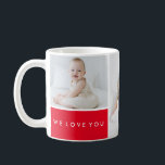 Kärlek You Photo Collage Kaffemugg<br><div class="desc">Det finns inget som en personlig från hjärtat. Skicka din kära ett slags foto mugg med ett anpassningsbar citat! Vårt fotokollage mugg är perfektens sätt att visa bilder och sända ett budskap som säkert kommer att beröra deras hjärta.</div>