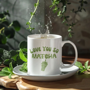 Kärlek You So Matcha Kaffemugg