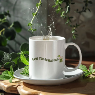 Kärlek You So Matcha Kaffemugg