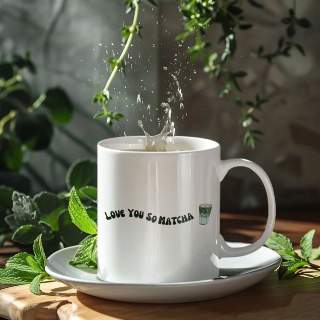 Kärlek You So Matcha Kaffemugg (Skapare uppladdad)