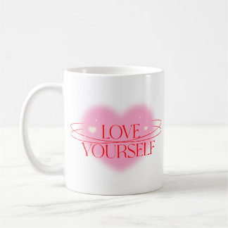 Kärlek Yourown Motivational Ceramic Coffee Mugg