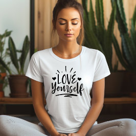 Kärlek Yourself Affirmation T-shirt