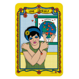 Kärlek Yourself_B_4x6-kylskåp Magnet