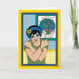 Kärlek Yourself_B_Greeting Card Kort