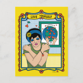 Kärlek Yourself_B_ vykort