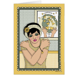 Kärlek Yourself_C_Greeting Card Hälsningskort