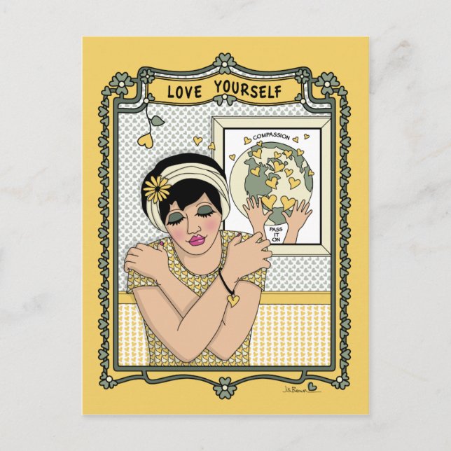 Kärlek Yourself_C_ vykort (Framsida)