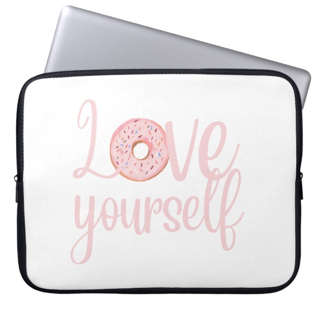 Kärlek Yourself Electronics Bag Laptop Fodral (Framsidan)