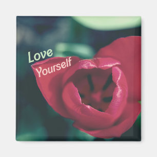 Kärlek YourSelf Esteem Tulip Magnet