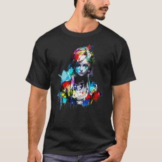 Kärlek Yourself - Idéational T-Shirt with Girl's