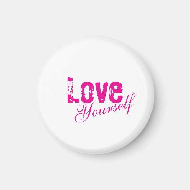 Kärlek Yourself Magnet (Framsidan)