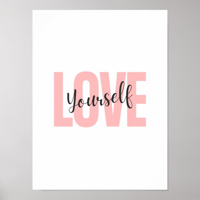 Kärlek Yourself Poster (Framsidan)