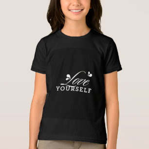 Kärlek Yourself Typography T-Shirt