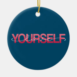 Kärlek Yourself Valentine Calligraphy | Ornament