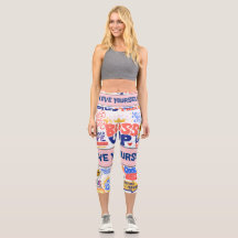 KÄRLEK YOURSLF CAPRI BYXOR