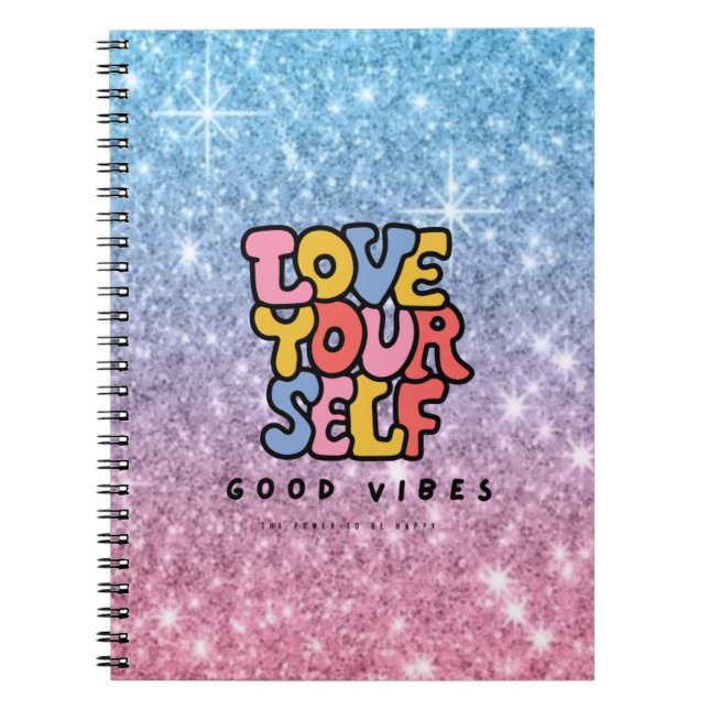 KÄRLEK YOURSLF NOTEBOOK ANTECKNINGSBOK (Framsidan)