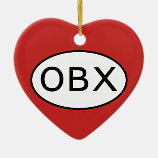 Kärlek Yttre Banker Julgransprydnad Keramik