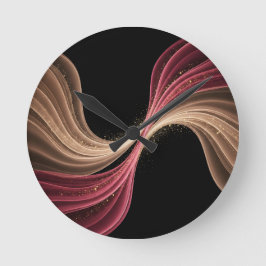 Kärlek yttre flöde - Abstrakt Romantisk konst Rund Klocka