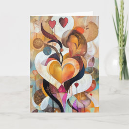 Kärlek yttre gräns helgkort