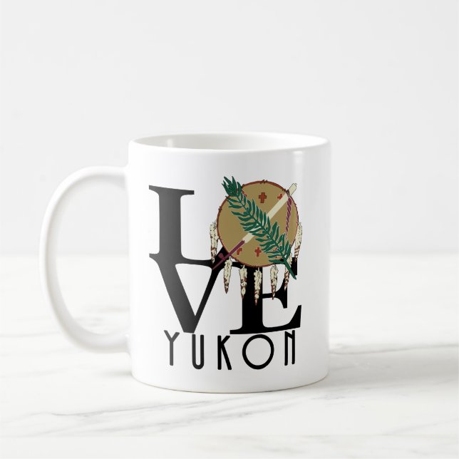 KÄRLEK Yukon Oklahoma 11oz Kaffemugg (Vänster)