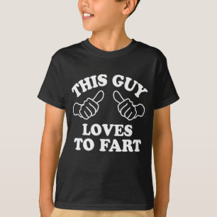 Kärlekar för denna grabb att fisa t-shirt