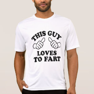 Kärlekar för denna grabb att fisa tee shirt