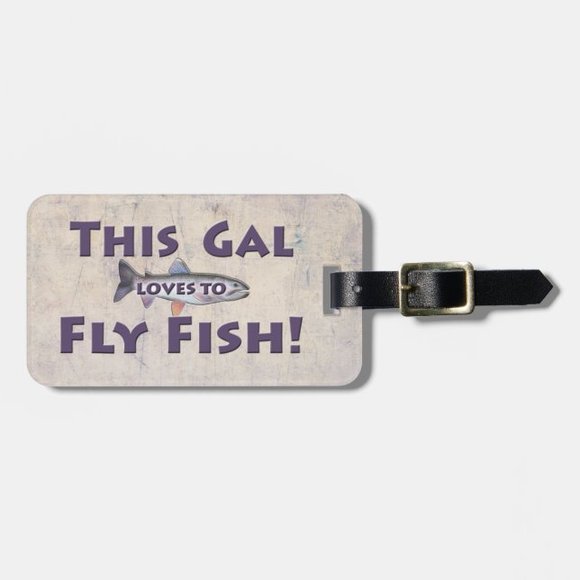 Kärlekar för detta gal. att flyga fisken! bagagebricka (Horisontell Framsida)