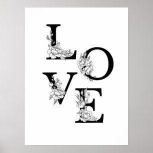 Kärlekblom Poster