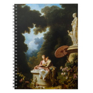 Kärlekbrev av Jean Honore Fragonard Anteckningsbok Med Spiral