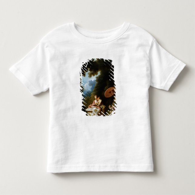 Kärlekbrev av Jean Honore Fragonard Tee (Framsida)