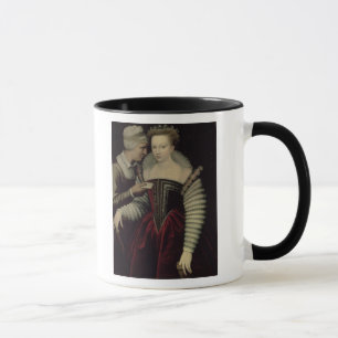 Kärlekbrev, en dam med henne Maid Mugg