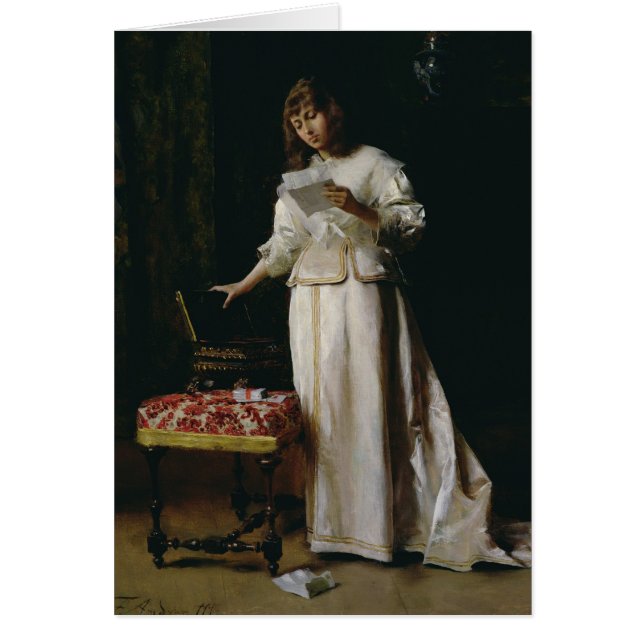 Kärlekbrev Hälsningskort (Framsidan)