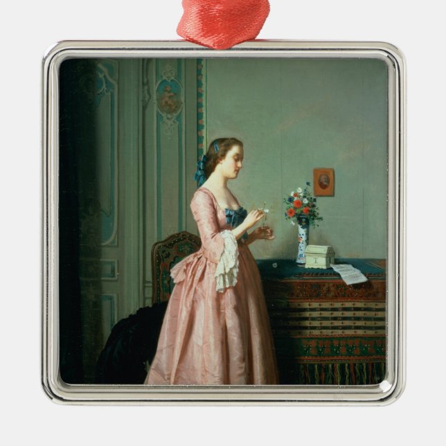 Kärlekbrev Julgransprydnad Metall (Framsidan)