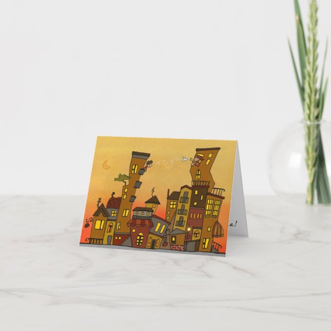 Kärlekbrev NOTECARD Kort (Framsida)